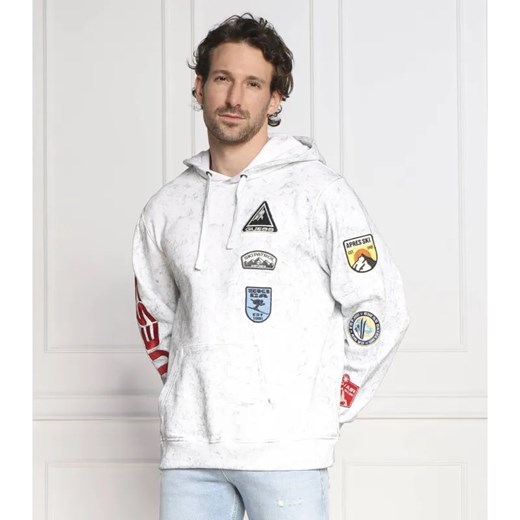 GUESS Bluza HEAVY FINCH WASHD PATCHES | Regular Fit ze sklepu Gomez Fashion Store w kategorii Bluzy męskie - zdjęcie 184999304