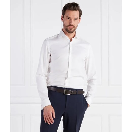 BOSS BLACK Koszula H HANK spread DC-214 | Slim Fit | stretch ze sklepu Gomez Fashion Store w kategorii Koszule męskie - zdjęcie 184999310
