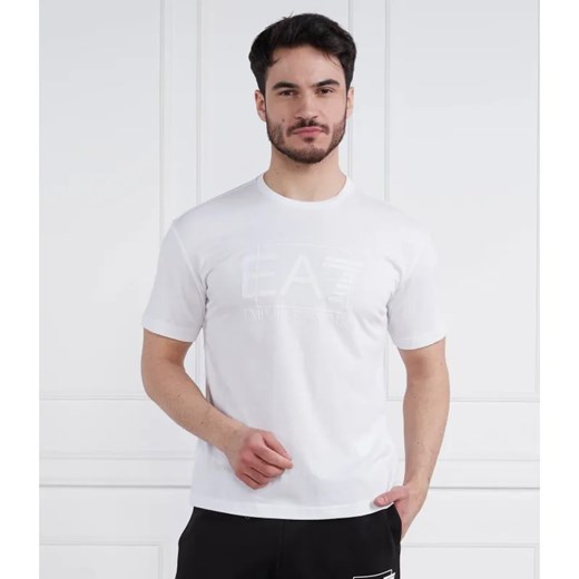 EA7 T-shirt | Regular Fit ze sklepu Gomez Fashion Store w kategorii T-shirty męskie - zdjęcie 184999331