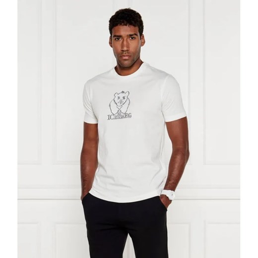 Iceberg T-shirt | Regular Fit ze sklepu Gomez Fashion Store w kategorii T-shirty męskie - zdjęcie 184999353