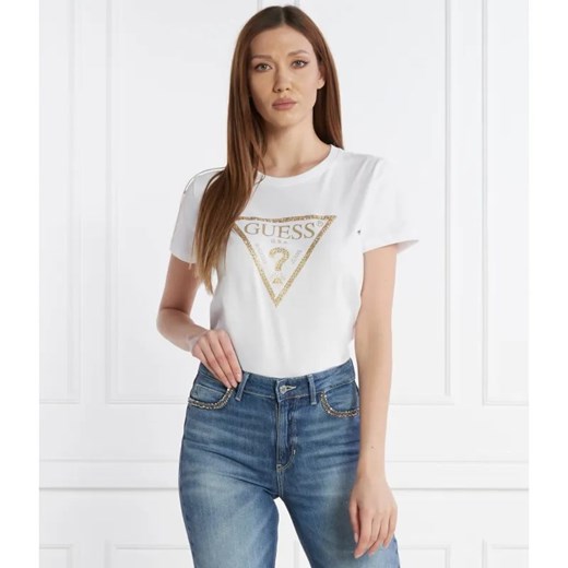GUESS T-shirt | Regular Fit ze sklepu Gomez Fashion Store w kategorii Bluzki damskie - zdjęcie 184999462