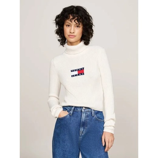 Tommy Jeans Golf | Slim Fit | z dodatkiem wełny ze sklepu Gomez Fashion Store w kategorii Swetry damskie - zdjęcie 184999501