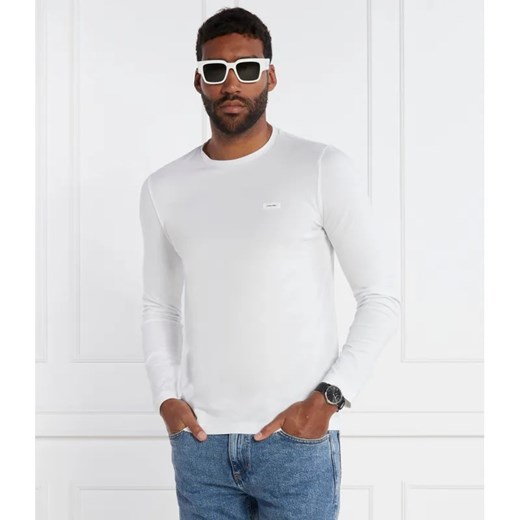 Calvin Klein Longsleeve | Slim Fit | stretch ze sklepu Gomez Fashion Store w kategorii T-shirty męskie - zdjęcie 184999512