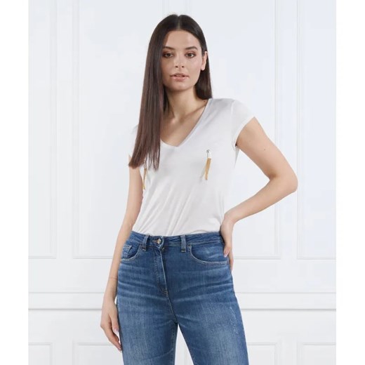 Elisabetta Franchi T-shirt | Regular Fit ze sklepu Gomez Fashion Store w kategorii Bluzki damskie - zdjęcie 184999553