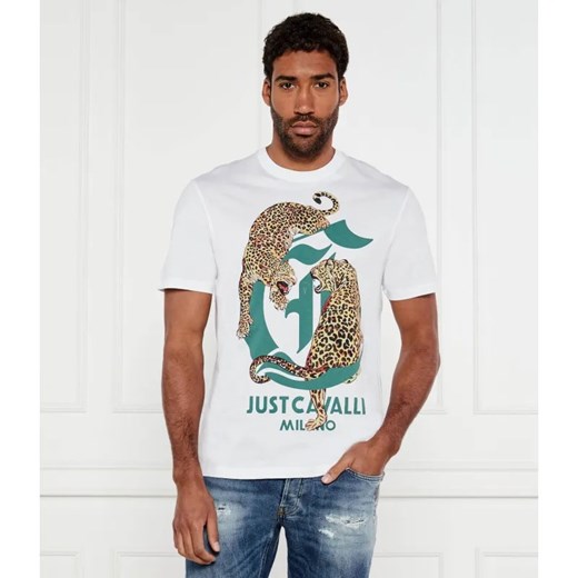 Just Cavalli T-shirt | Regular Fit ze sklepu Gomez Fashion Store w kategorii T-shirty męskie - zdjęcie 184999562