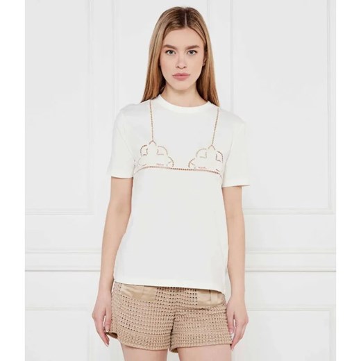 TWINSET T-shirt | Regular Fit ze sklepu Gomez Fashion Store w kategorii Bluzki damskie - zdjęcie 184999641