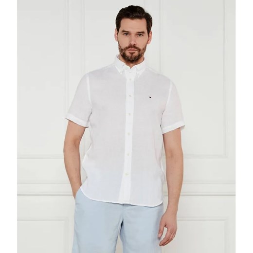Tommy Hilfiger Lniana koszula | Regular Fit ze sklepu Gomez Fashion Store w kategorii Koszule męskie - zdjęcie 184999663