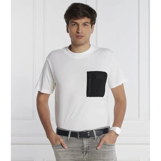 Calvin Klein Jeans T-shirt MIX MEDIA | Regular Fit ze sklepu Gomez Fashion Store w kategorii T-shirty męskie - zdjęcie 184999670