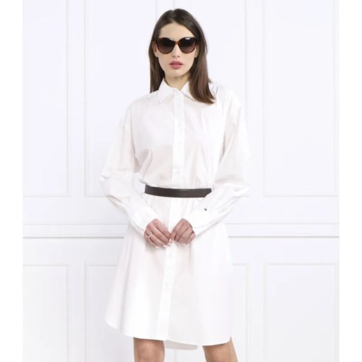 Tommy Hilfiger Sukienka ORG CO SOLID ze sklepu Gomez Fashion Store w kategorii Sukienki - zdjęcie 184999672