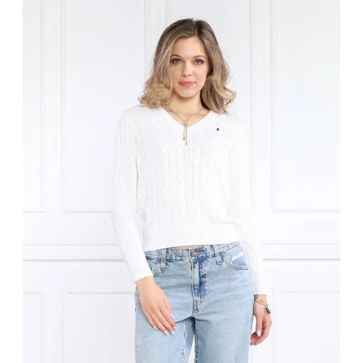 POLO RALPH LAUREN Sweter | Slim Fit ze sklepu Gomez Fashion Store w kategorii Swetry damskie - zdjęcie 184999673