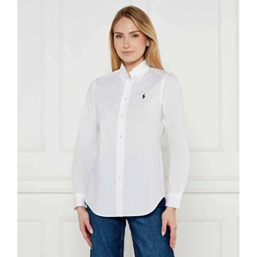 POLO RALPH LAUREN Koszula | Slim Fit | stretch ze sklepu Gomez Fashion Store w kategorii Koszule damskie - zdjęcie 184999780