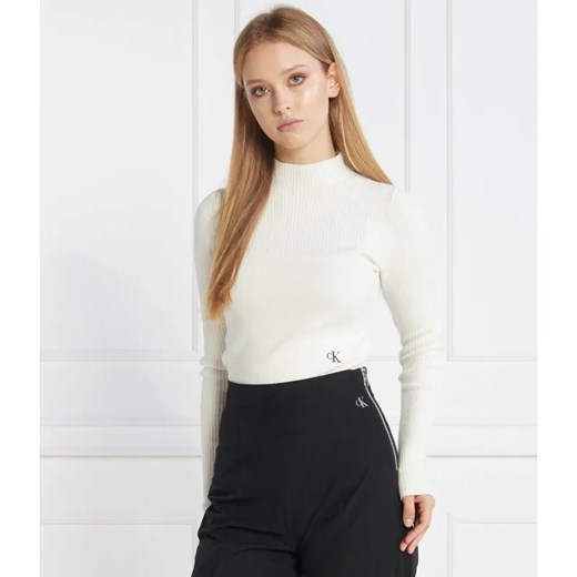Calvin Klein Jeans Bluzka | Regular Fit ze sklepu Gomez Fashion Store w kategorii Bluzki damskie - zdjęcie 184999803