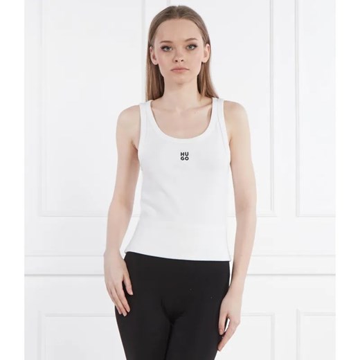 HUGO Top Datamia | Slim Fit ze sklepu Gomez Fashion Store w kategorii Bluzki damskie - zdjęcie 184999871