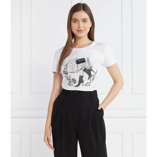 Liu Jo T-shirt | Regular Fit ze sklepu Gomez Fashion Store w kategorii Bluzki damskie - zdjęcie 184999881