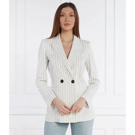 Marella Lniana marynarka MANAGER | Slim Fit ze sklepu Gomez Fashion Store w kategorii Marynarki damskie - zdjęcie 184999883
