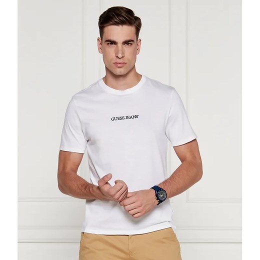 Guess Jeans T-shirt EMBRO | Regular Fit ze sklepu Gomez Fashion Store w kategorii T-shirty męskie - zdjęcie 184999910