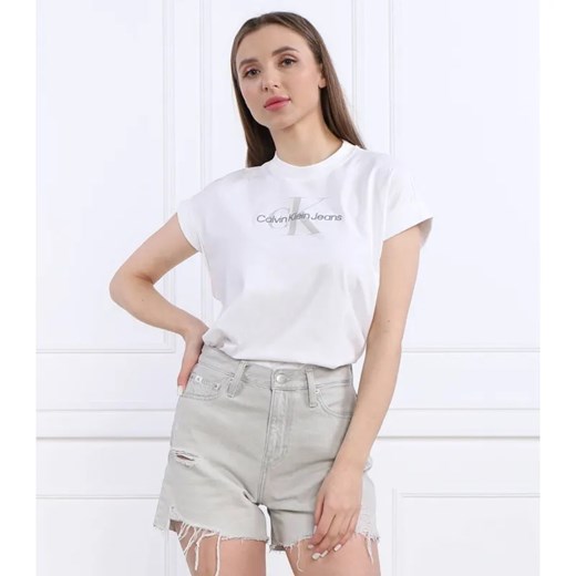 Calvin Klein Jeans T-shirt | Relaxed fit ze sklepu Gomez Fashion Store w kategorii Bluzki damskie - zdjęcie 184999933