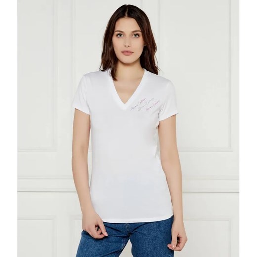 Armani Exchange T-shirt | Slim Fit ze sklepu Gomez Fashion Store w kategorii Bluzki damskie - zdjęcie 185000080