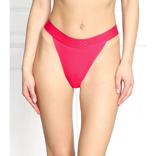Hugo Bodywear Figi brazylijskie BRAZILIAN HW RIB ze sklepu Gomez Fashion Store w kategorii Majtki damskie - zdjęcie 185000882