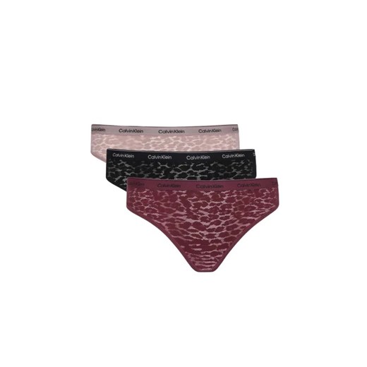 Calvin Klein Underwear Koronkowe figi brazylijskie 3-pack ze sklepu Gomez Fashion Store w kategorii Majtki damskie - zdjęcie 185001093