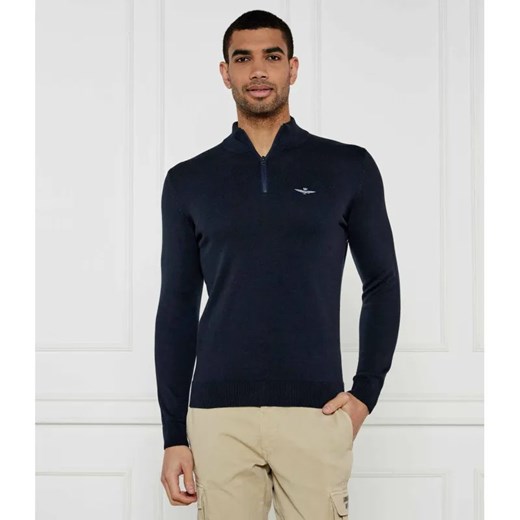 Aeronautica Militare Sweter | Regular Fit ze sklepu Gomez Fashion Store w kategorii Swetry męskie - zdjęcie 185001383