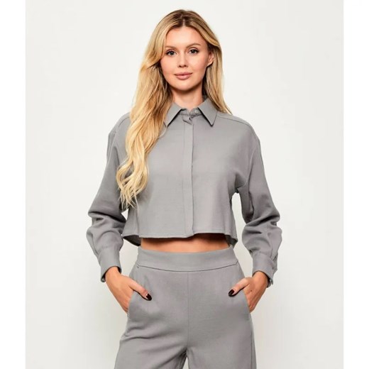 Marella Wełniana koszula Livia | Cropped Fit ze sklepu Gomez Fashion Store w kategorii Koszule damskie - zdjęcie 185001460