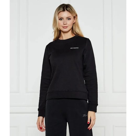 Karl Lagerfeld Bluza ESSENTIAL | Regular Fit ze sklepu Gomez Fashion Store w kategorii Bluzy damskie - zdjęcie 185001670