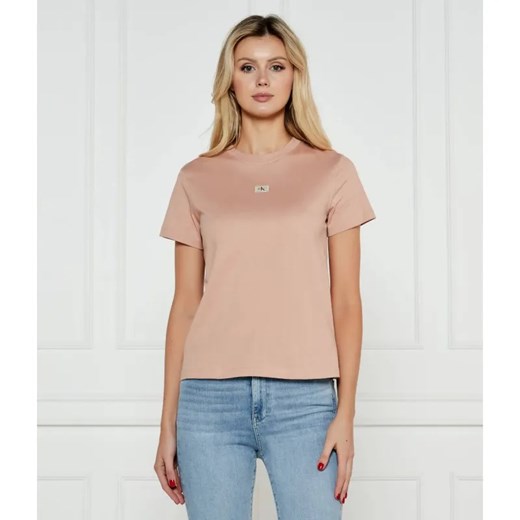 Calvin Klein Jeans T-shirt | Regular Fit ze sklepu Gomez Fashion Store w kategorii Bluzki damskie - zdjęcie 185001694