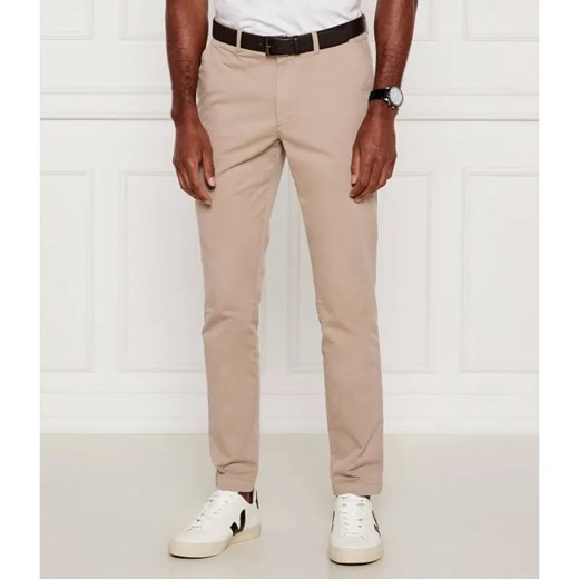BOSS BLACK Spodnie chino Kaito1 | Slim Fit | stretch ze sklepu Gomez Fashion Store w kategorii Spodnie męskie - zdjęcie 185001764