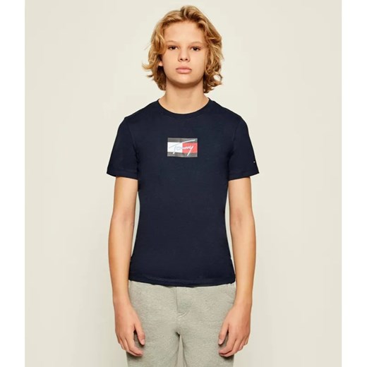 Tommy Hilfiger T-shirt | Regular Fit ze sklepu Gomez Fashion Store w kategorii T-shirty chłopięce - zdjęcie 185001894