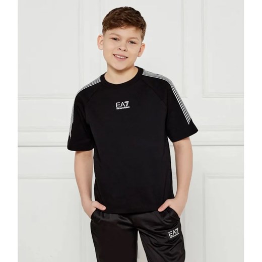 EA7 T-shirt | Regular Fit ze sklepu Gomez Fashion Store w kategorii T-shirty chłopięce - zdjęcie 185001963