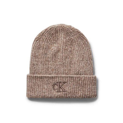 Calvin Klein Jeans Czapka | z dodatkiem wełny ze sklepu Gomez Fashion Store w kategorii Czapki zimowe damskie - zdjęcie 185002174