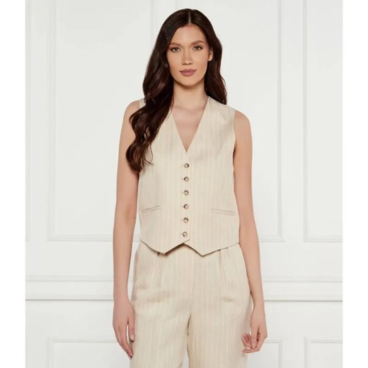Ba&sh Kamizelka PATSY | Regular Fit | z dodatkiem lnu ze sklepu Gomez Fashion Store w kategorii Kamizelki damskie - zdjęcie 185002250