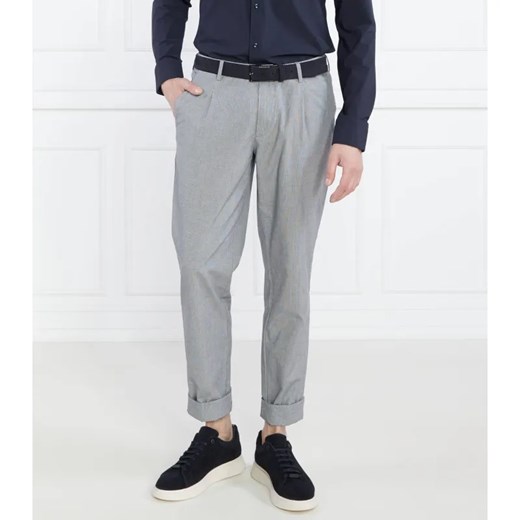 BOSS BLACK Spodnie Kaito1-PL | z dodatkiem lnu ze sklepu Gomez Fashion Store w kategorii Spodnie męskie - zdjęcie 185002372