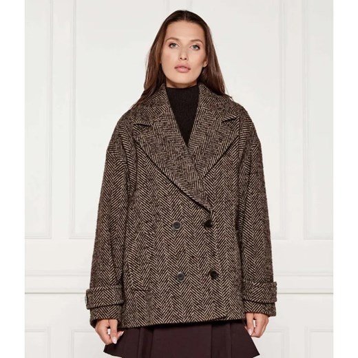 Marella SPORT Wełniany płaszcz FANTINO1 ze sklepu Gomez Fashion Store w kategorii Płaszcze damskie - zdjęcie 185002384