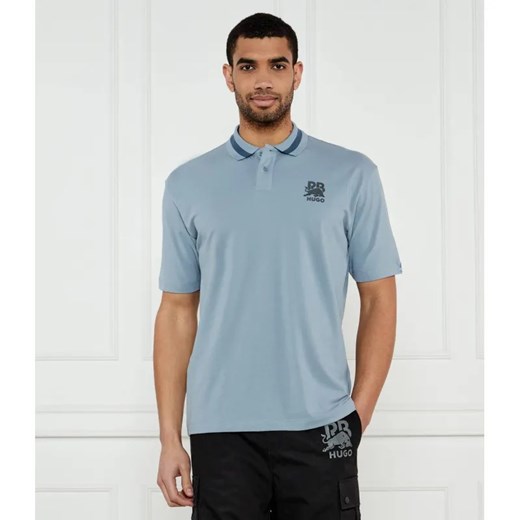 HUGO Polo Dodac_RB | HUGO X RACING BULLS | Relaxed fit ze sklepu Gomez Fashion Store w kategorii T-shirty męskie - zdjęcie 185002391