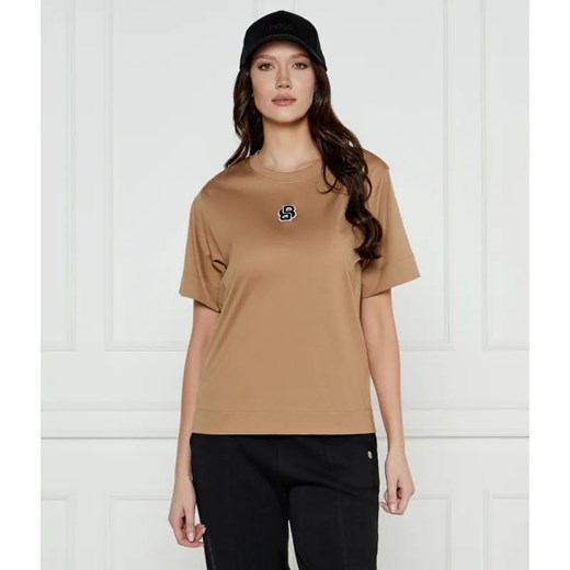 BOSS BLACK T-shirt Elpha_placed1 | Regular Fit ze sklepu Gomez Fashion Store w kategorii Bluzki damskie - zdjęcie 185002411