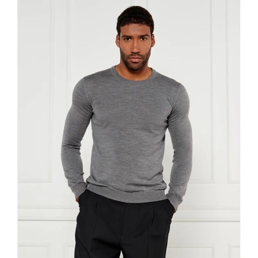HUGO Wełniany sweter San Cedric-M1 | Regular Fit ze sklepu Gomez Fashion Store w kategorii Swetry męskie - zdjęcie 185002632
