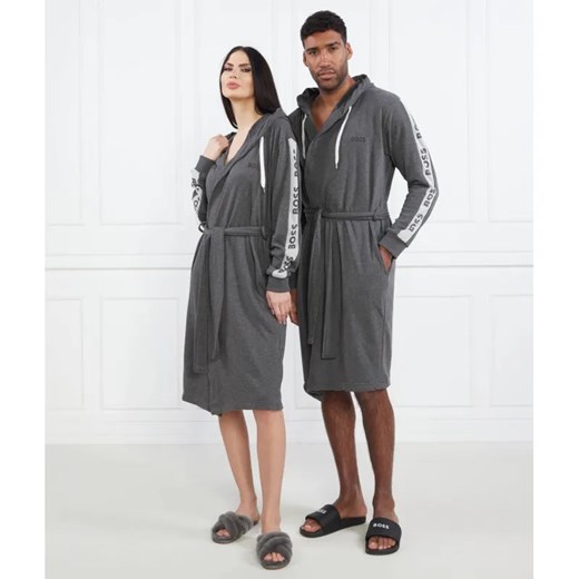 BOSS BLACK Szlafrok BOSS-SEN Charcoa | Relaxed fit ze sklepu Gomez Fashion Store w kategorii Szlafroki męskie - zdjęcie 185002660
