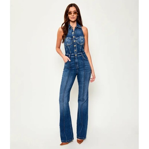 Elisabetta Franchi Jeansowy kombinezon | Slim Fit ze sklepu Gomez Fashion Store w kategorii Kombinezony damskie - zdjęcie 185002722