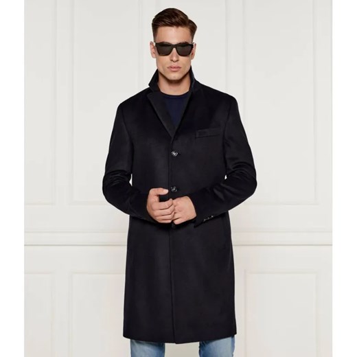 BOSS BLACK Wełniany płaszcz Hyde | z dodatkiem kaszmiru ze sklepu Gomez Fashion Store w kategorii Płaszcze męskie - zdjęcie 185002852