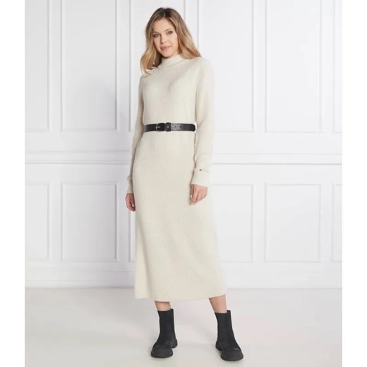 Tommy Hilfiger Sukienka | z dodatkiem wełny ze sklepu Gomez Fashion Store w kategorii Sukienki - zdjęcie 185003030