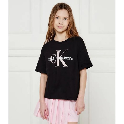 Calvin Klein Jeans T-shirt | Relaxed fit ze sklepu Gomez Fashion Store w kategorii Bluzki dziewczęce - zdjęcie 185003171