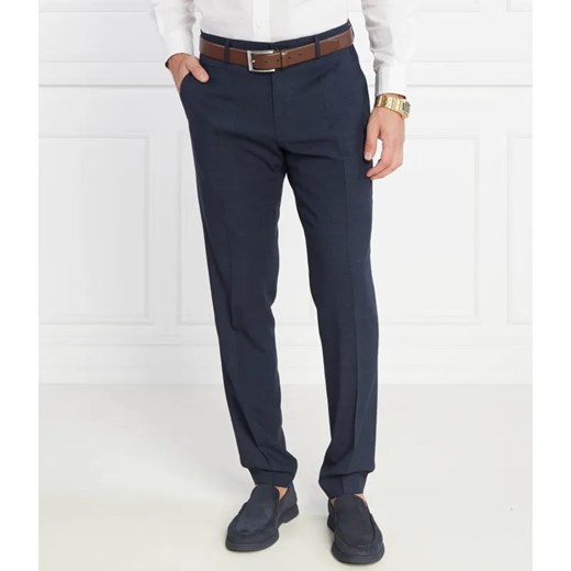 BOSS BLACK Spodnie H-Genius-224 | Regular Fit | z dodatkiem wełny ze sklepu Gomez Fashion Store w kategorii Spodnie męskie - zdjęcie 185003180