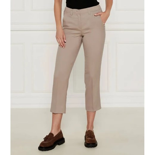 Marella SPORT Wełniane spodnie cygaretki LAZZARA ze sklepu Gomez Fashion Store w kategorii Spodnie damskie - zdjęcie 185003184