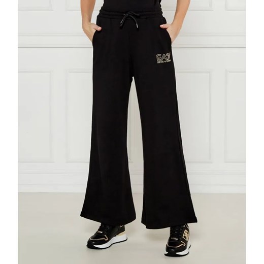 EA7 Spodnie dresowe | flare fit ze sklepu Gomez Fashion Store w kategorii Spodnie damskie - zdjęcie 185003430