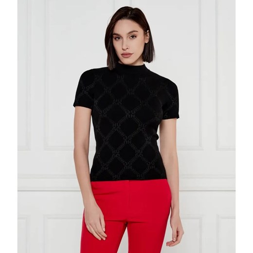 HUGO Półgolf Siskede | Slim Fit ze sklepu Gomez Fashion Store w kategorii Bluzki damskie - zdjęcie 185003512