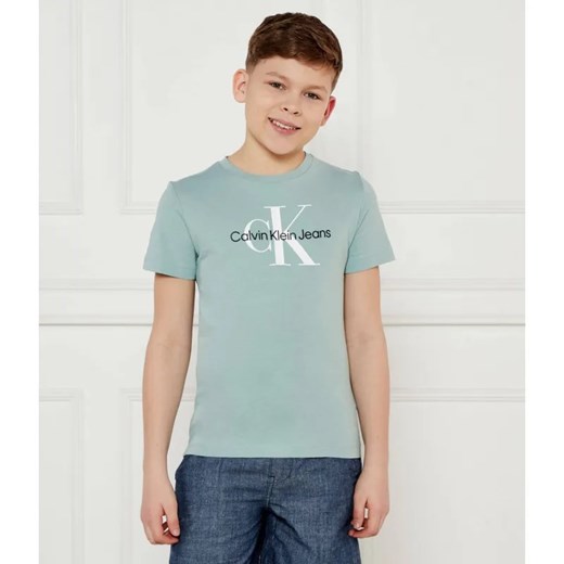 Calvin Klein Jeans T-shirt | Regular Fit ze sklepu Gomez Fashion Store w kategorii T-shirty chłopięce - zdjęcie 185003522