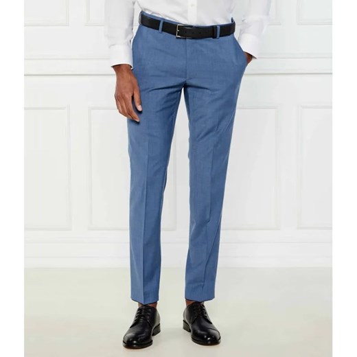 Joop! Wełniane spodnie Blayr-STR12 | Slim Fit ze sklepu Gomez Fashion Store w kategorii Spodnie męskie - zdjęcie 185003530