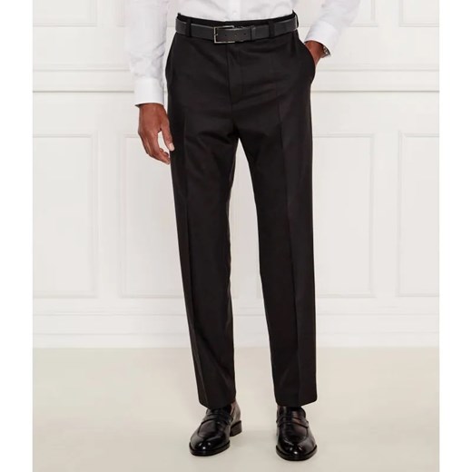 HUGO Wełniane spodnie Teagan231X | Slim Fit ze sklepu Gomez Fashion Store w kategorii Spodnie męskie - zdjęcie 185003550